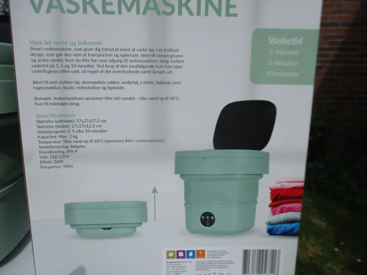 Billede 3 - vaskemaskine til camping