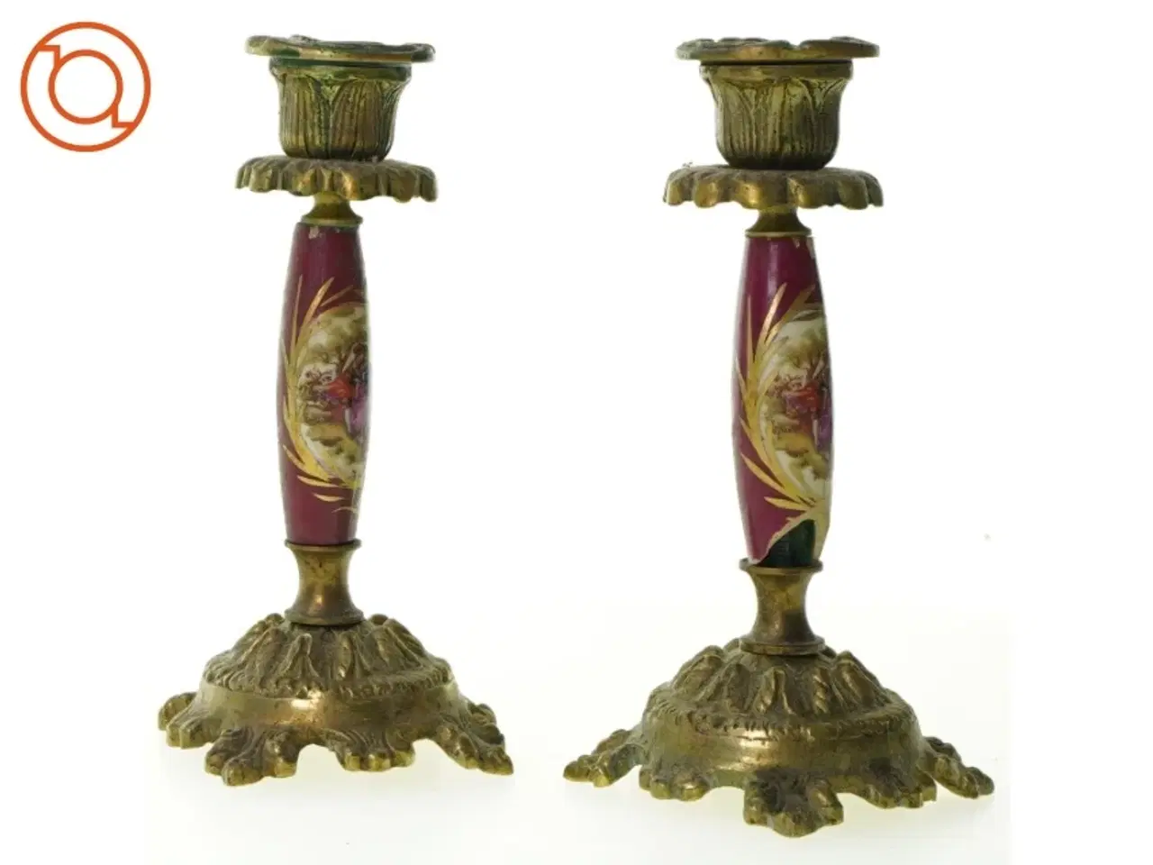 Billede 1 - Lysestager (str. 17 x 7 cm)