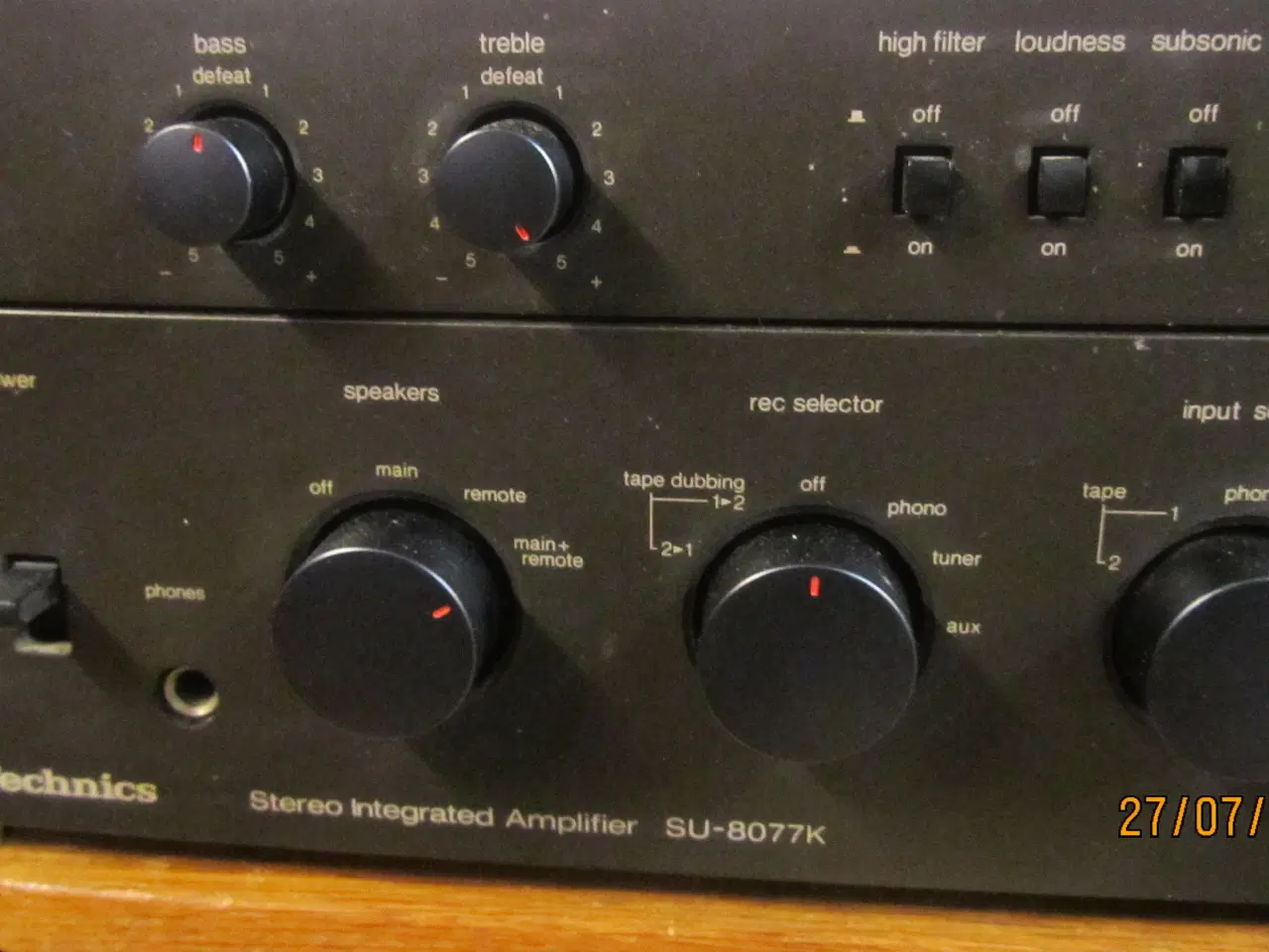 Billede 2 - TECHNICS SU-8077K  2X60W RMS
