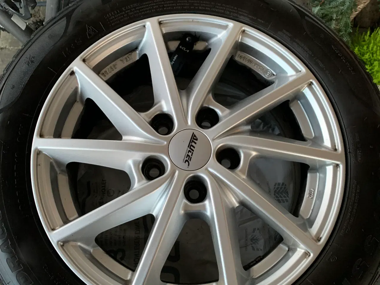 Billede 3 - Kia alufælge med vinterdæk