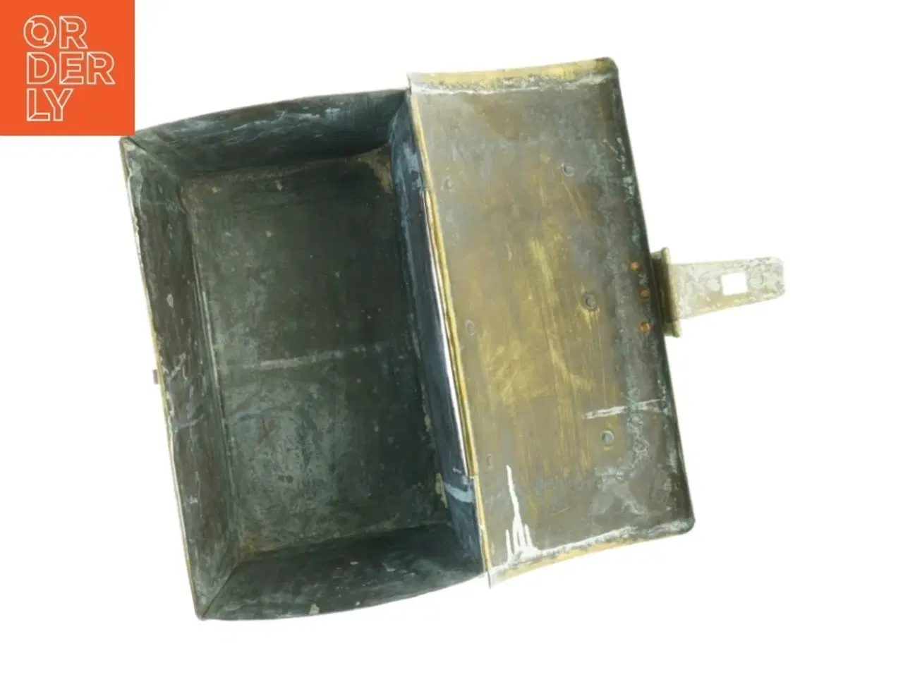 Billede 2 - Antik messing kiste (str. 29 x 16 cm)