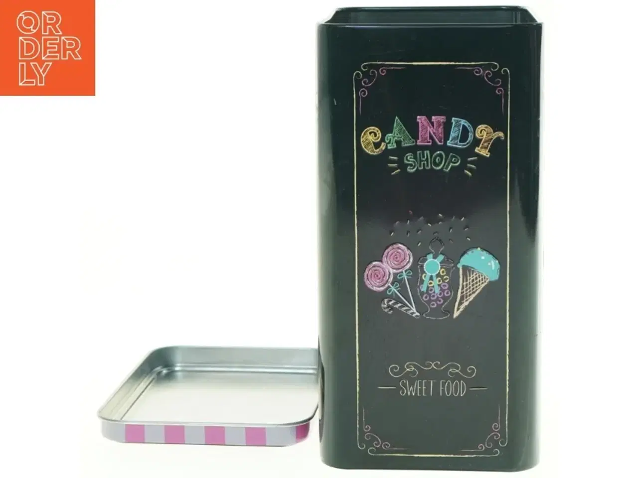 Billede 6 - Metal dåse med Candy Shop design fra Honos (str. 20 x 10 x 13 cm)