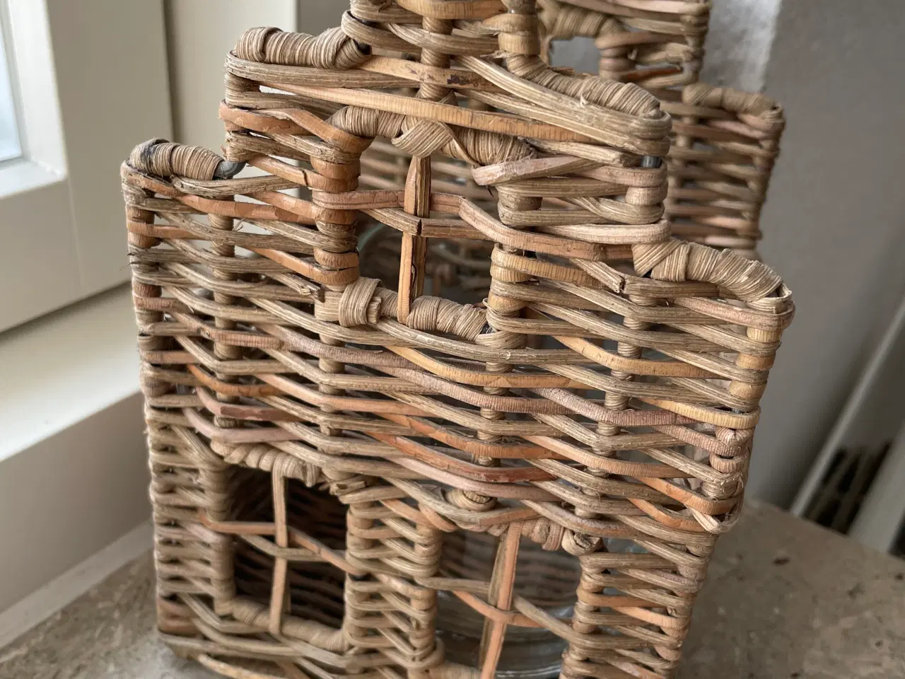 Billede 3 - Riviera Maison lysestage i Rattan