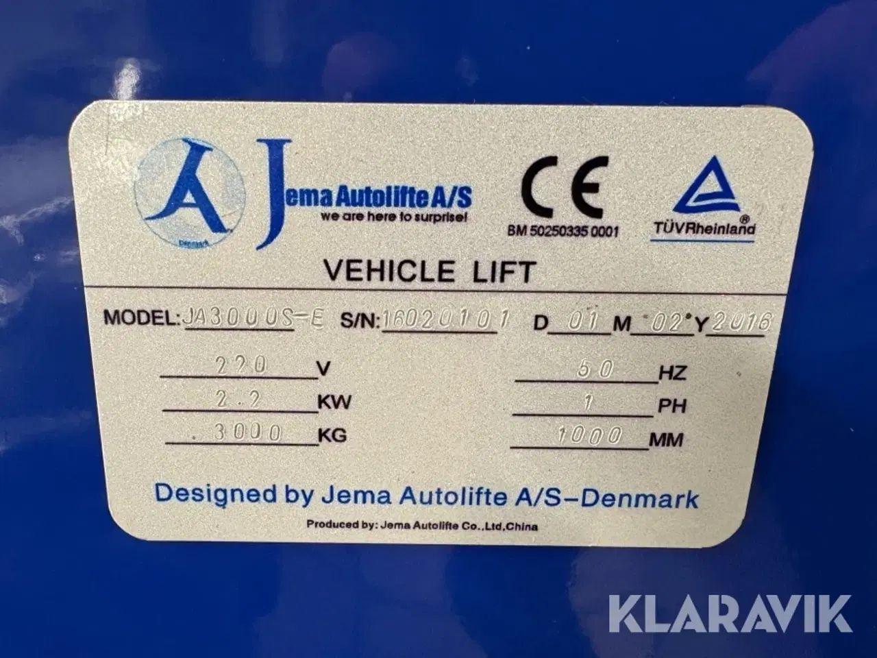 Billede 10 - Sakselift Jema JA3000 S-E