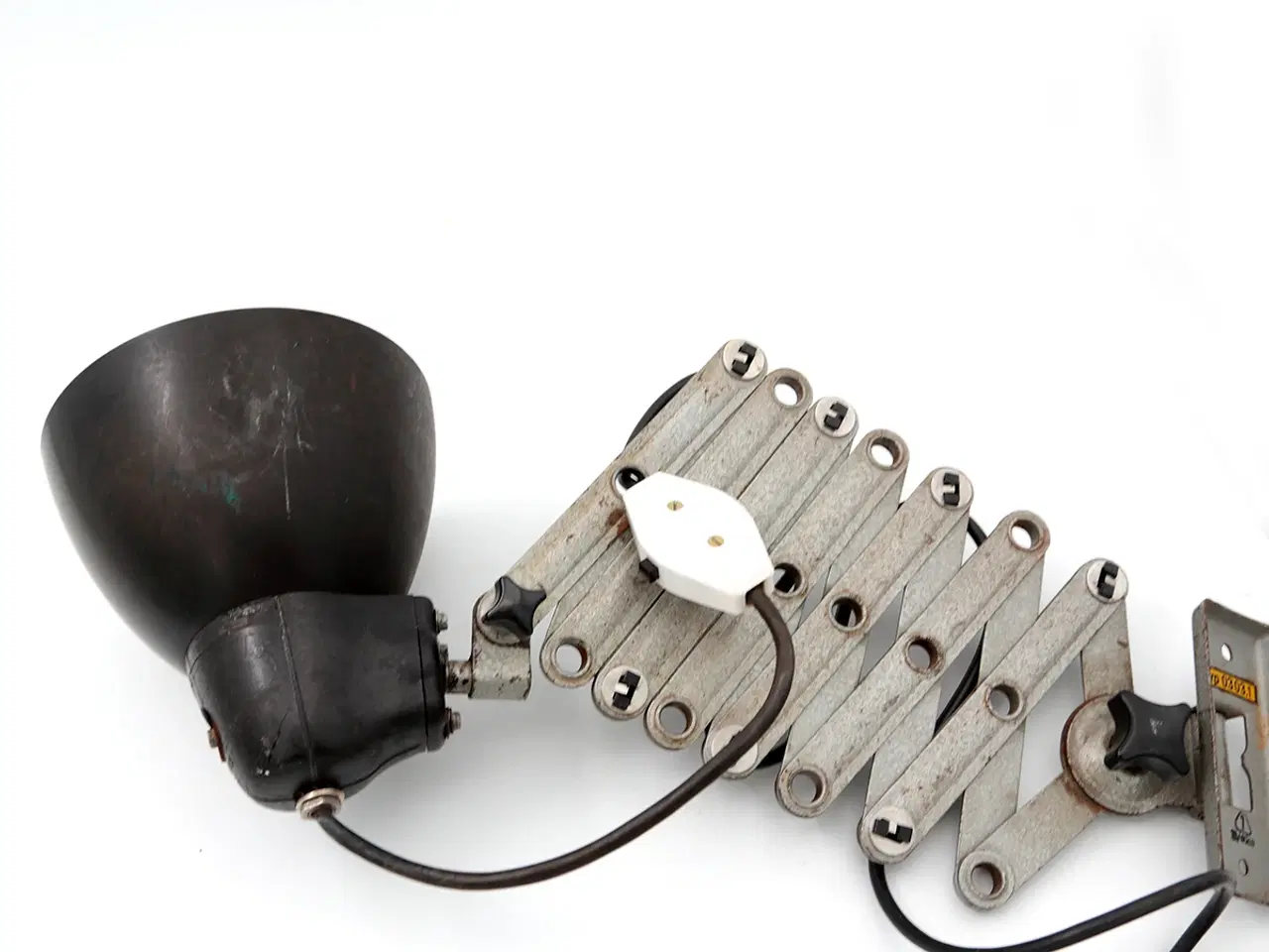 Billede 5 - Gammel Østtysk Bauhaus stil sakse værkstedslampe