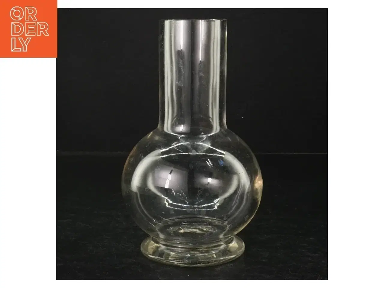 Billede 1 - Glasvase (str. H. 19,5 cm)