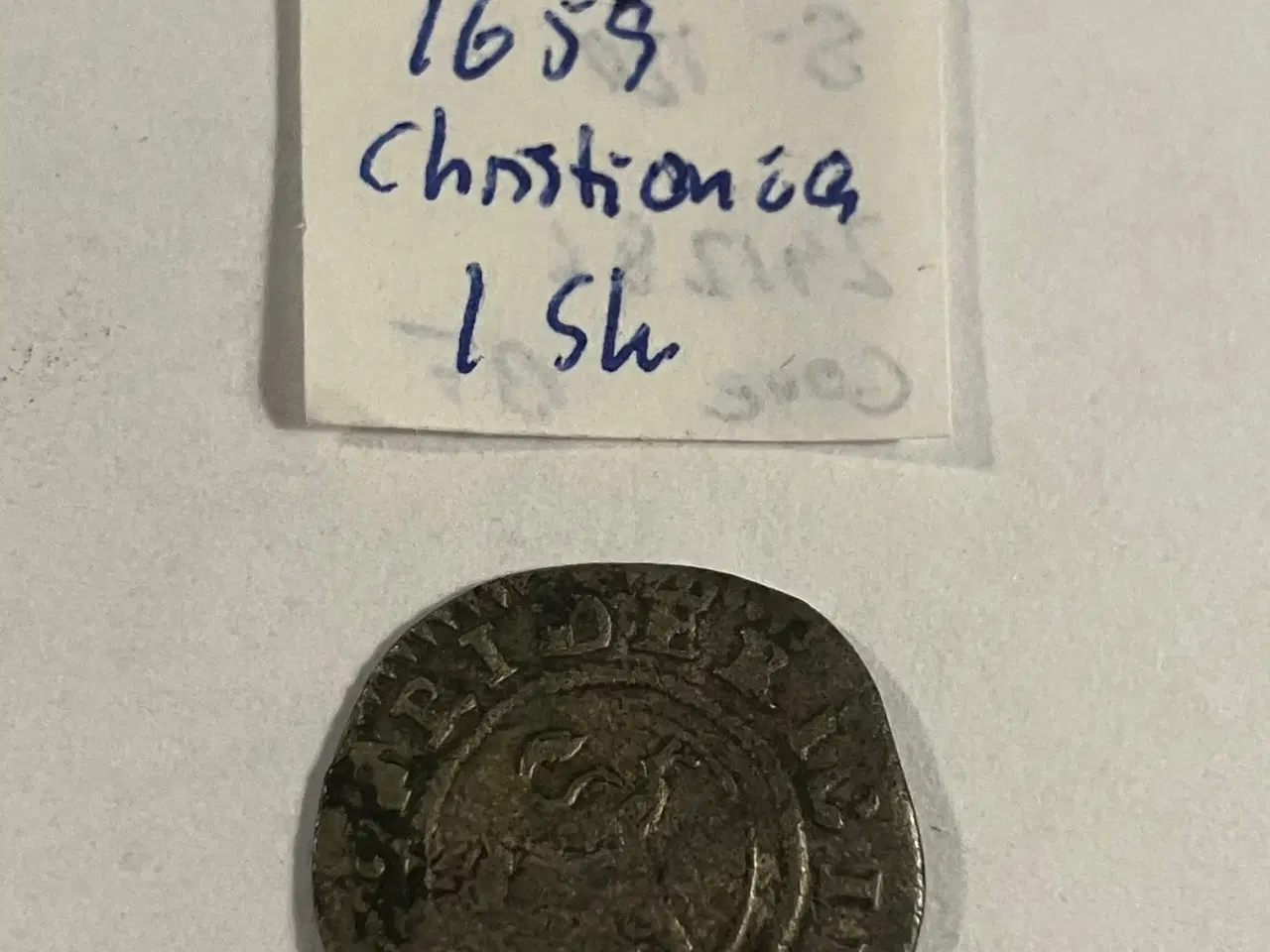Billede 2 - 1 Skilling 1659 Norge