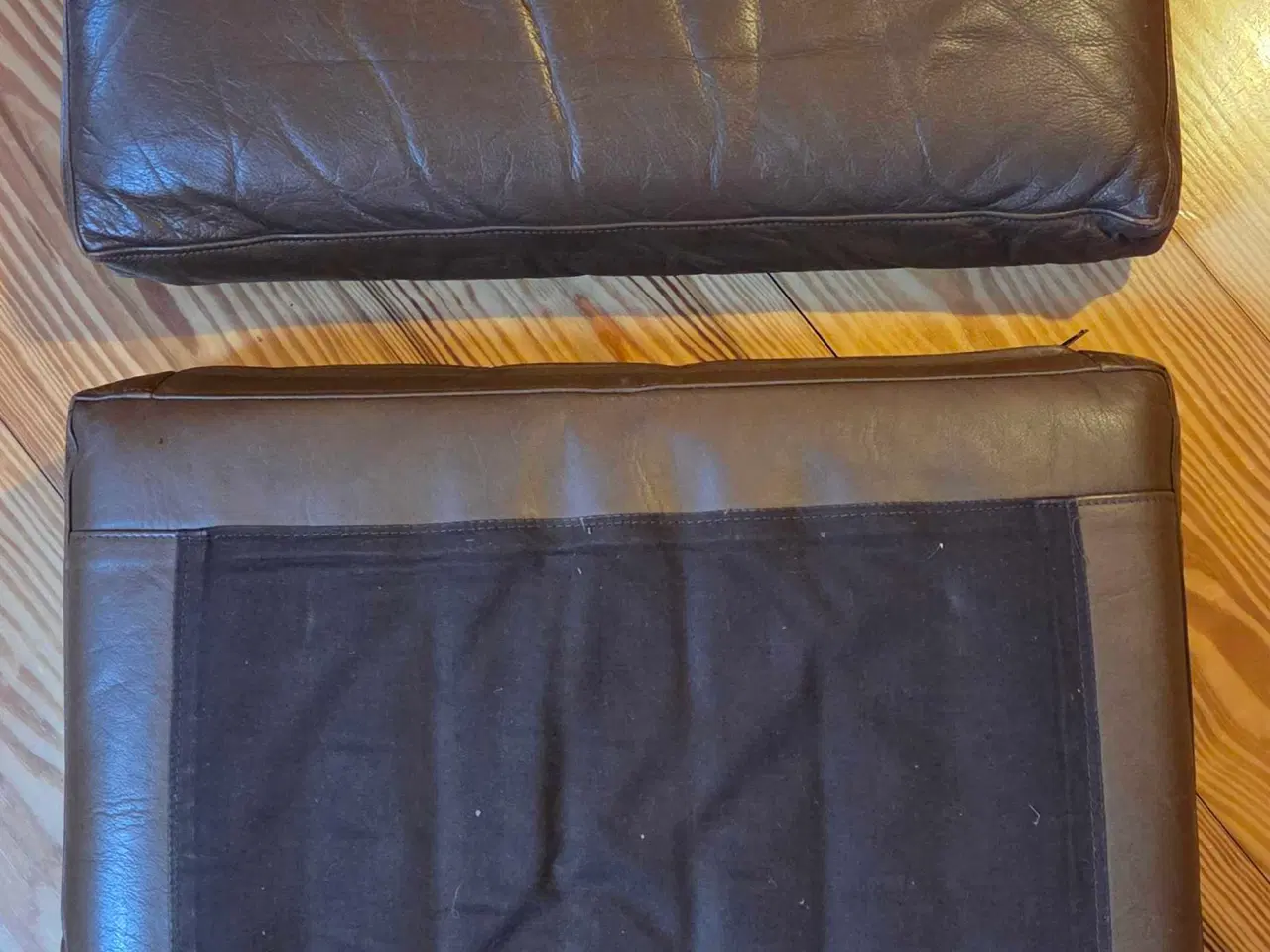 Billede 2 - Hans J Wegners hynde sæt brun læder