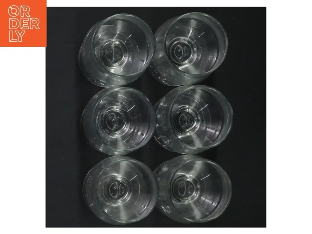 Billede 2 - Sæt med seks glas (str. 9 cm. 6 styk)