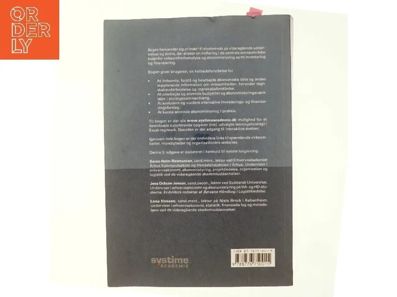 Billede 3 - Økonomisk styring og virksomhedsanalyse : i et markedsorienteret perspektiv (Bog)