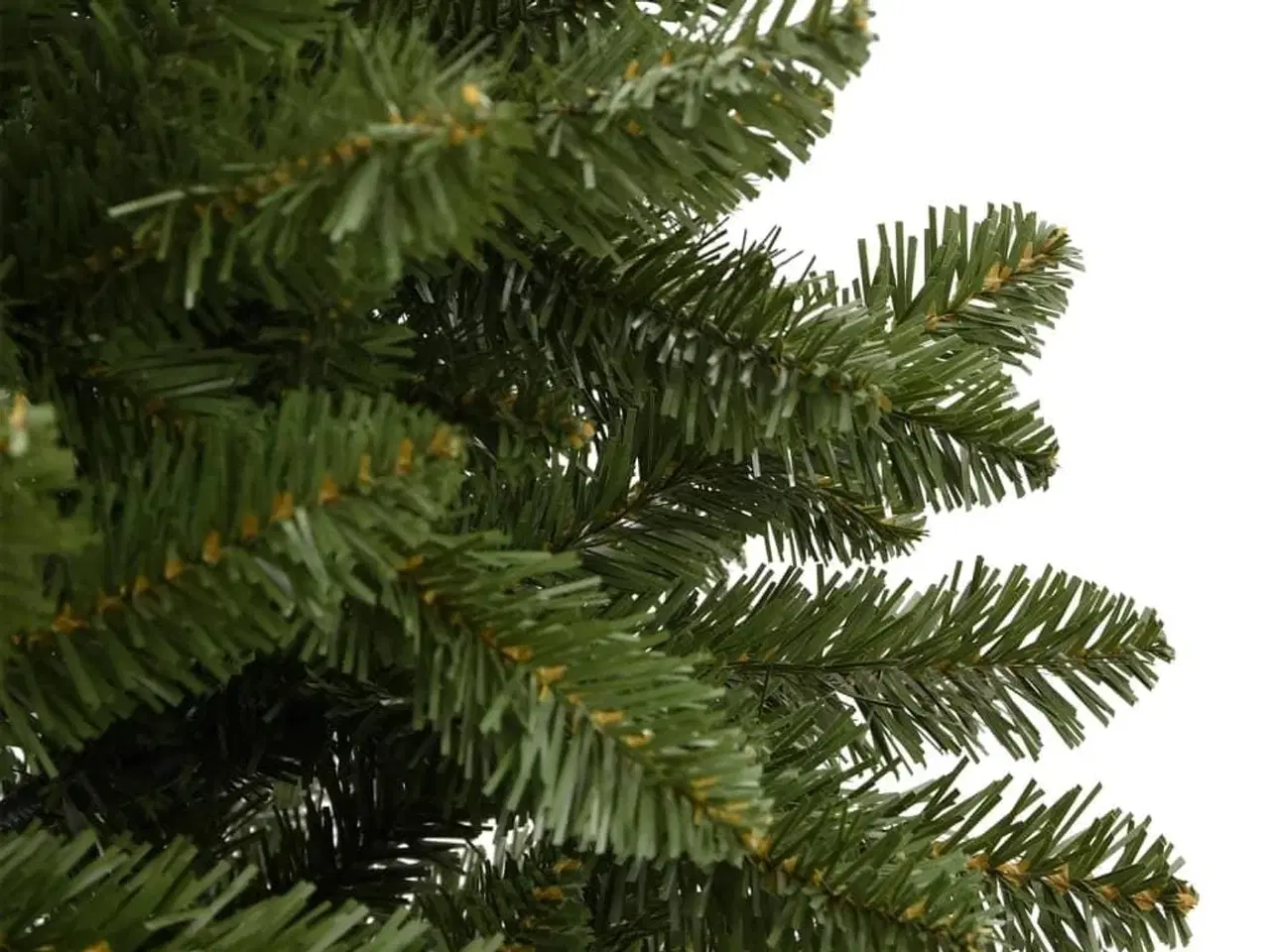 Billede 5 - Kunstigt juletræ med juletræsfod 180 cm hængslet grøn