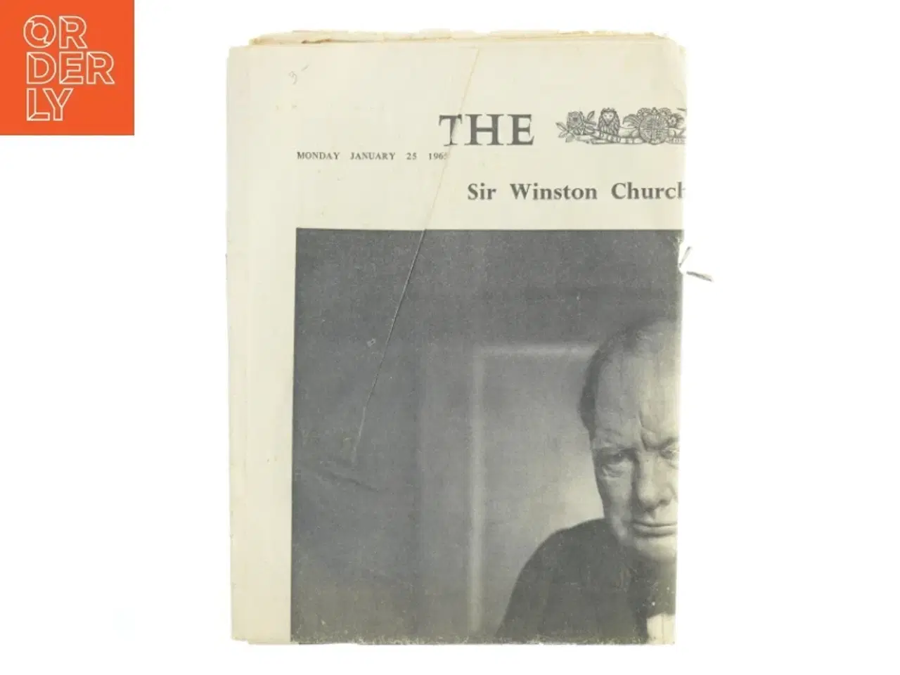 Billede 7 - Gammel avis &#39;The Times - Churchill: A Memorial&#39; (str. 60 x. 44 cm)