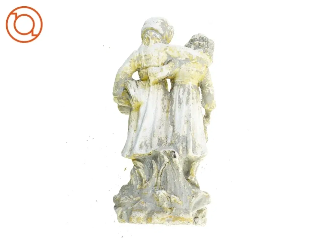 Billede 2 - gammel statue (str. 42 x 20 cm)