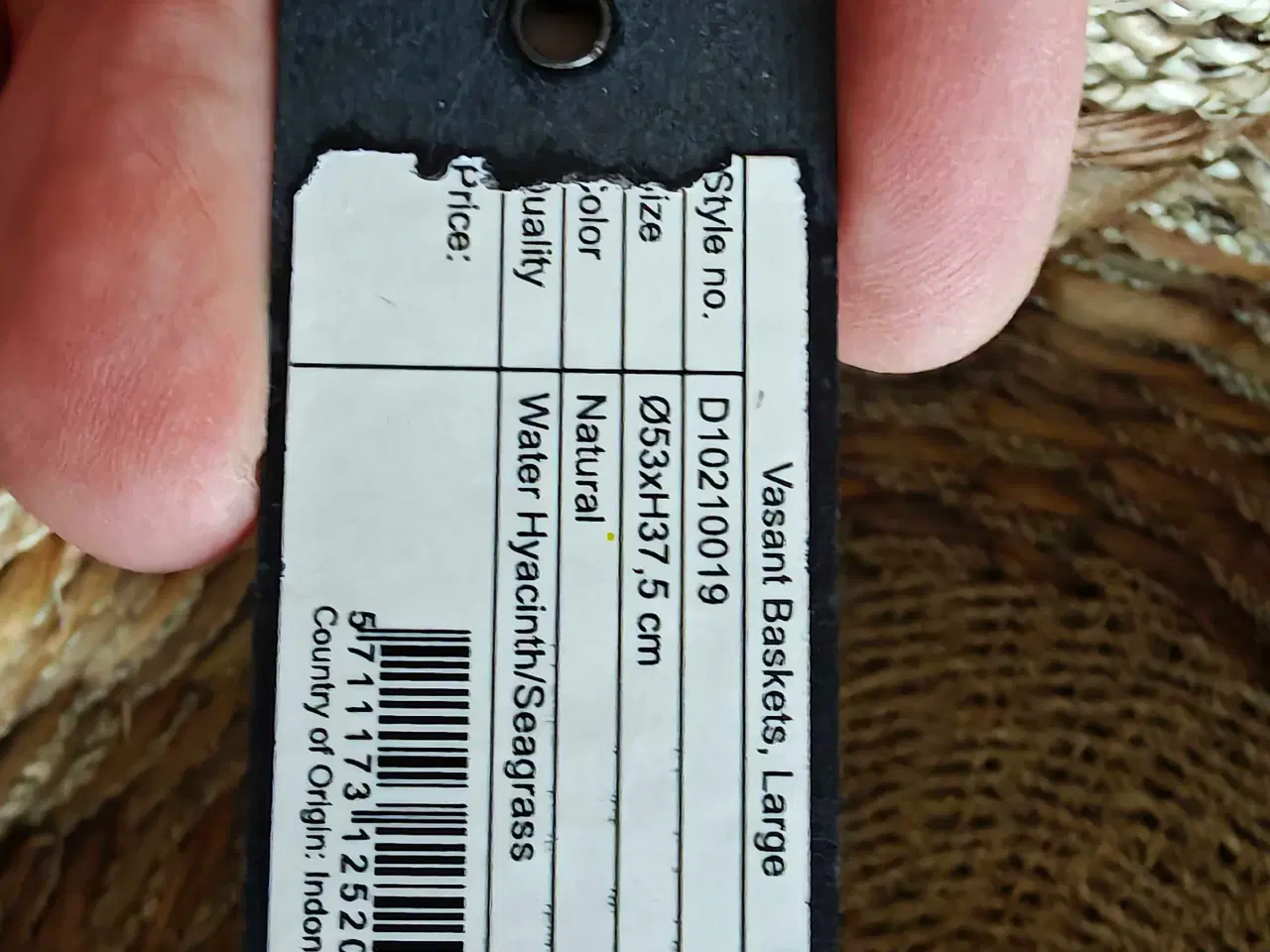 Billede 2 - Kurv i flet