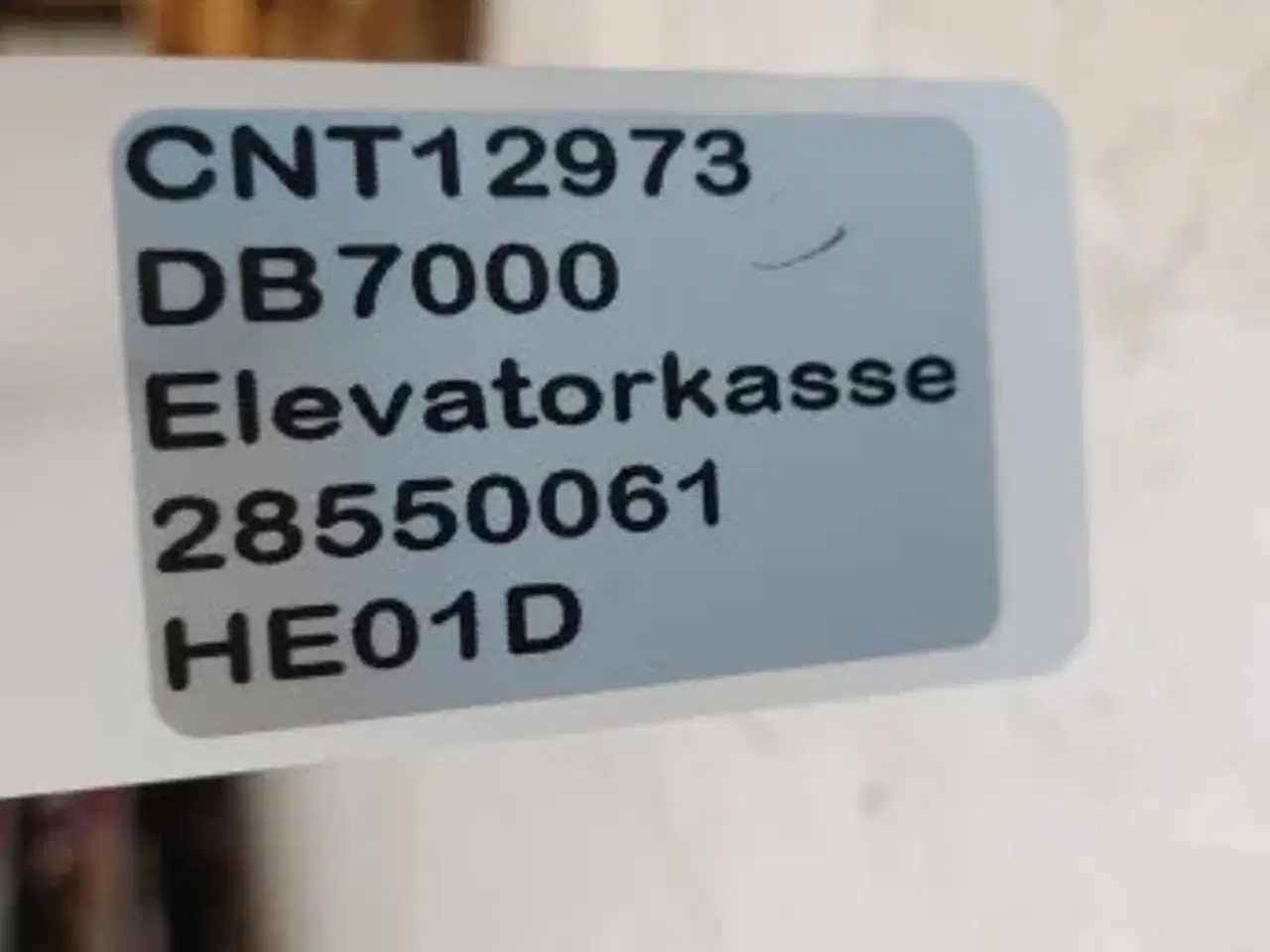 Billede 19 - Dronningborg D7000 Elevatorkasse 28550061