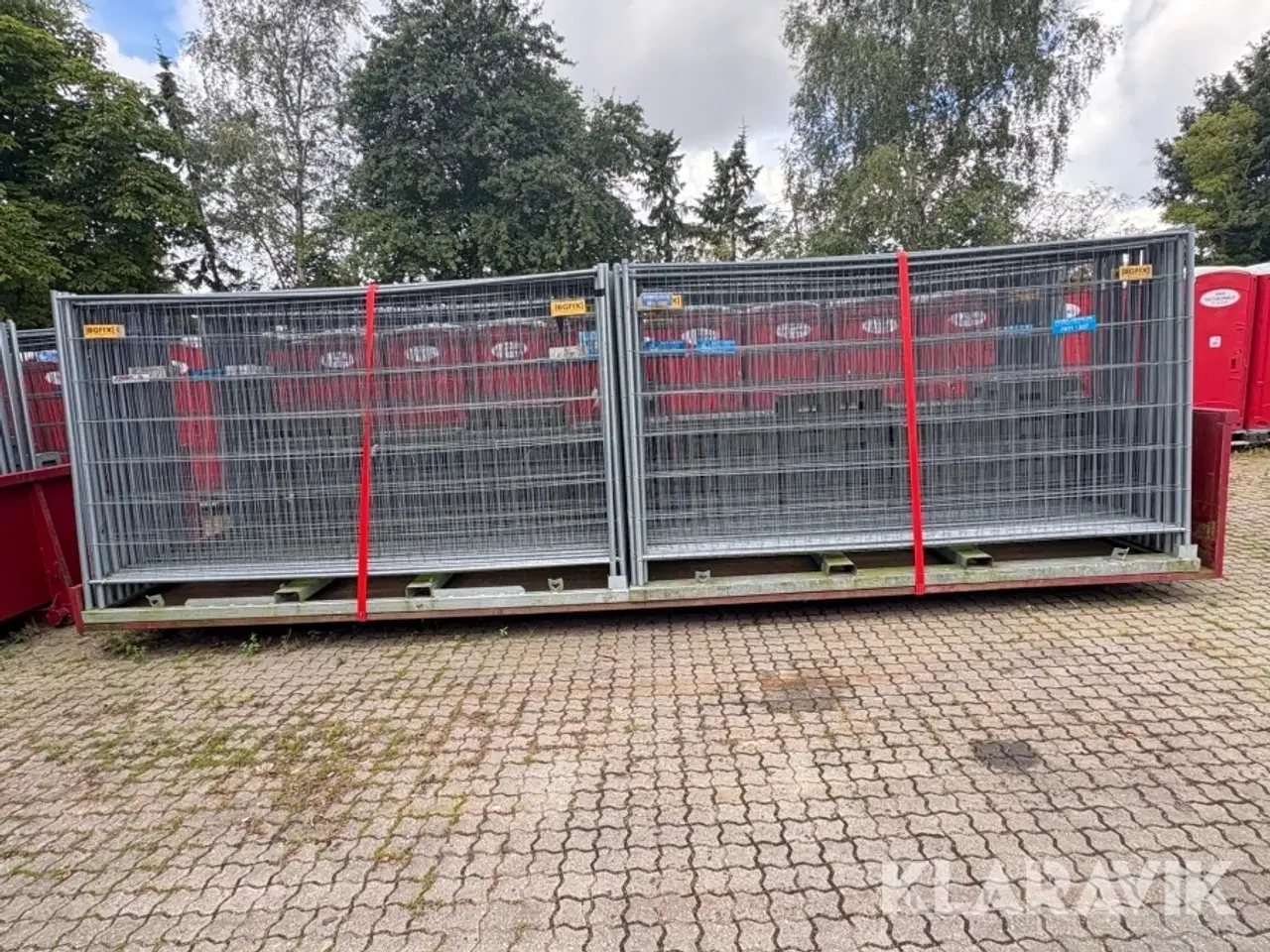 Billede 4 - Wirehejs lad med byggeplads hegn Sj Gruppen 100 styk