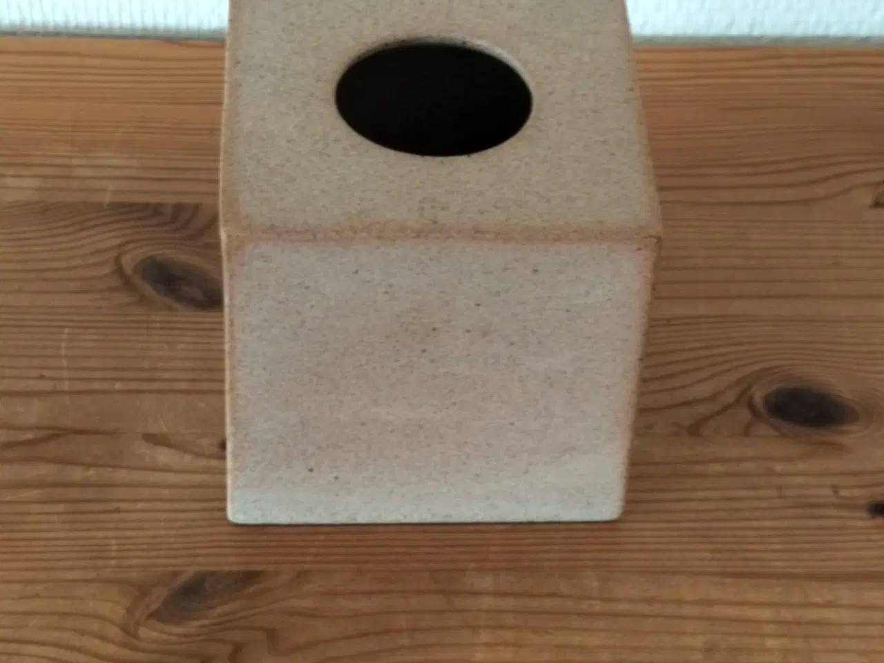 Billede 3 - Knabstrup keramik - Sjælden Firkantet vase