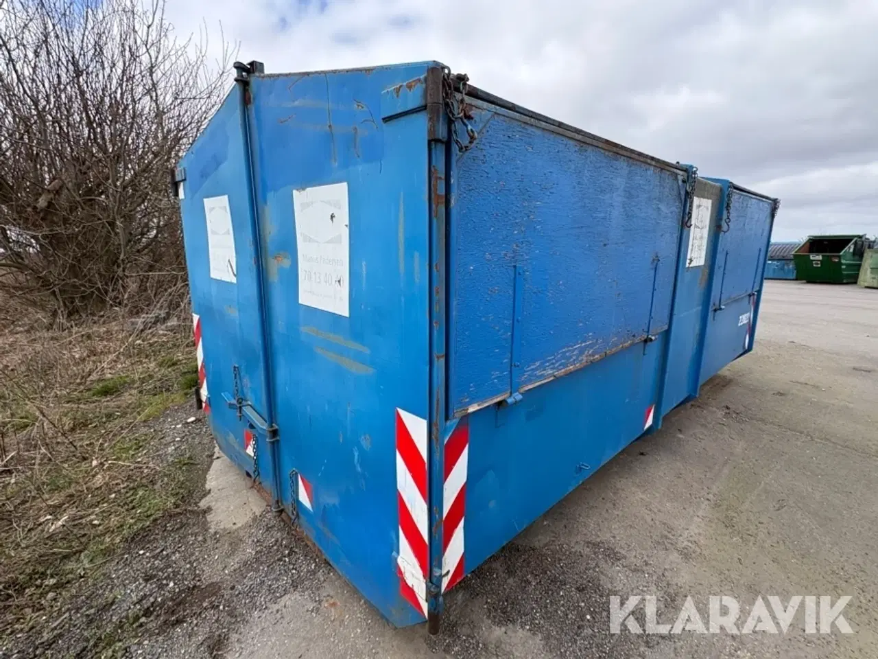 Billede 3 - Lukket affaldscontainer/ophaler 22m3