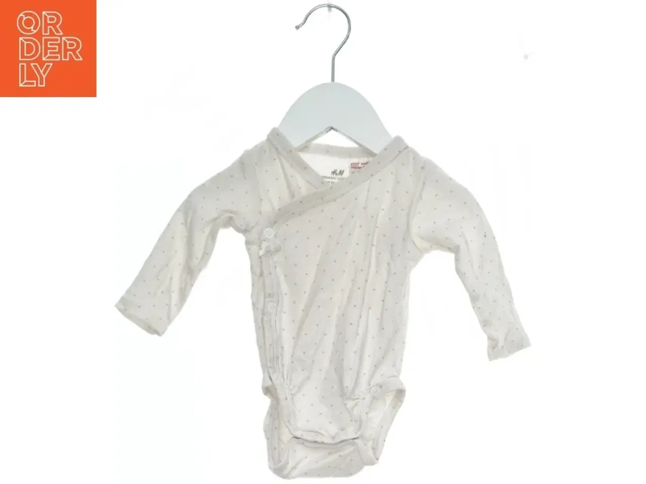 Billede 1 - Langærmet bodystocking med prikker fra H&M (str. 56)