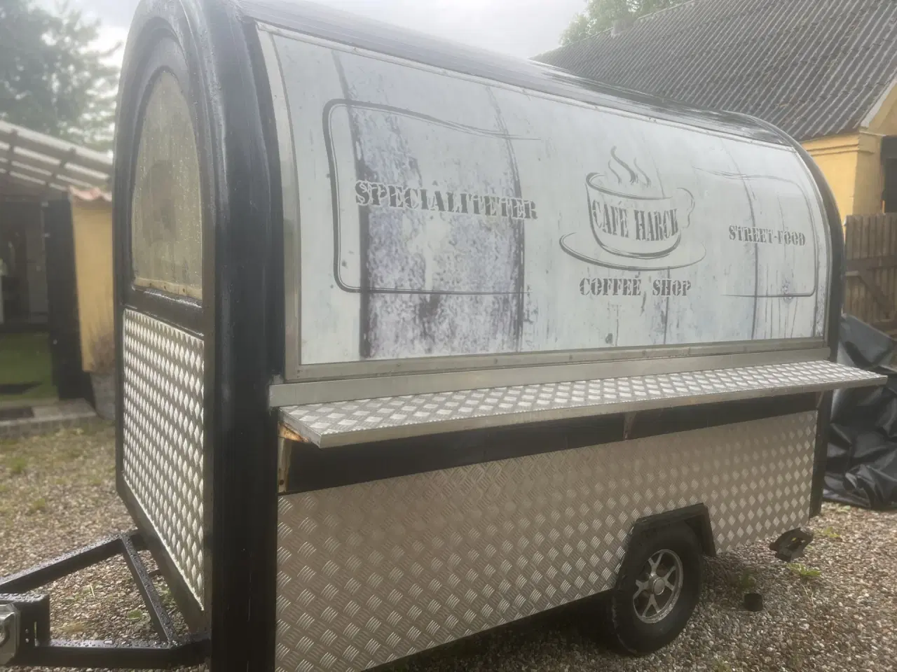 Billede 1 - Foodtruck, salgsvogn med aludørk gulv mm.