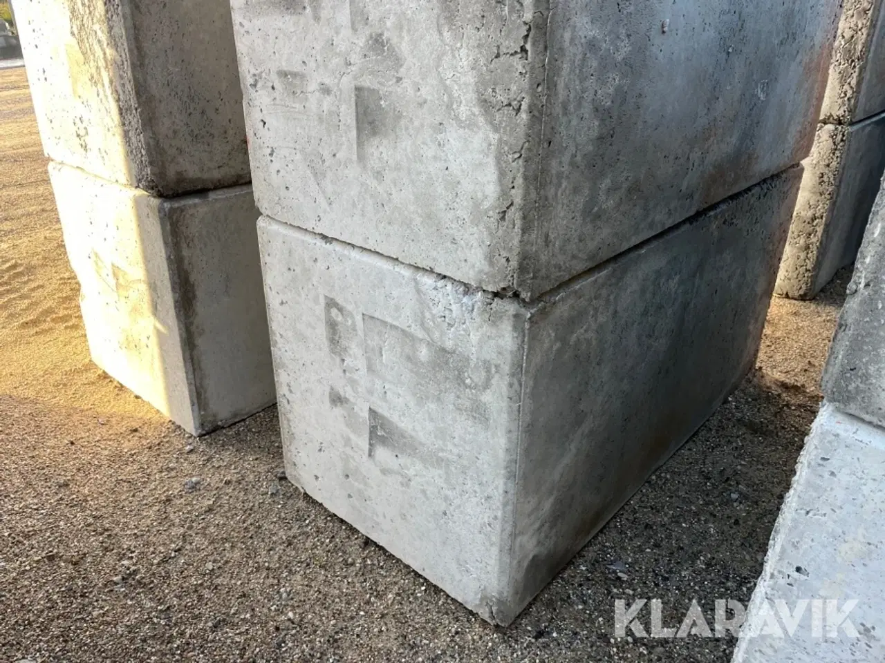 Billede 5 - Betonblokke / siloklodser 25 styk - 160x80x80cm