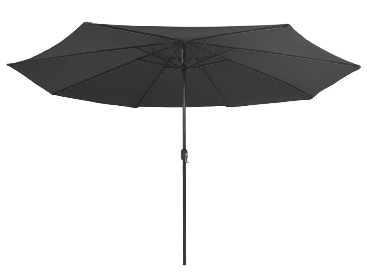 Billede 4 - Udendørs parasol med metalstang 400 cm antracitgrå