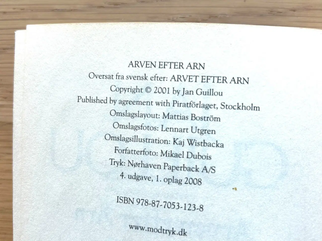Billede 3 - Arven efter Arn af Jan Guillou