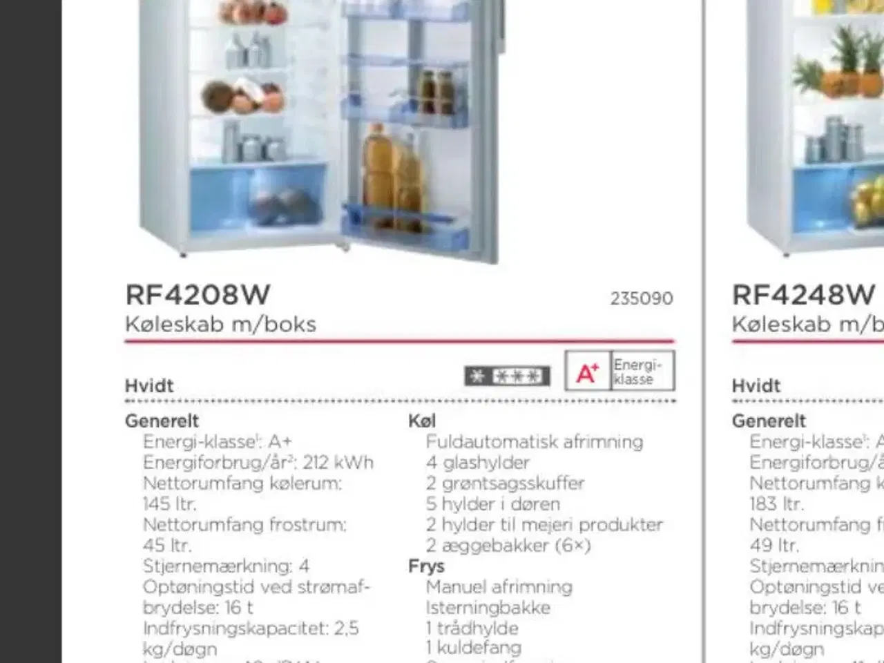 Billede 5 - Gorenje  køleskab modell RF4028W