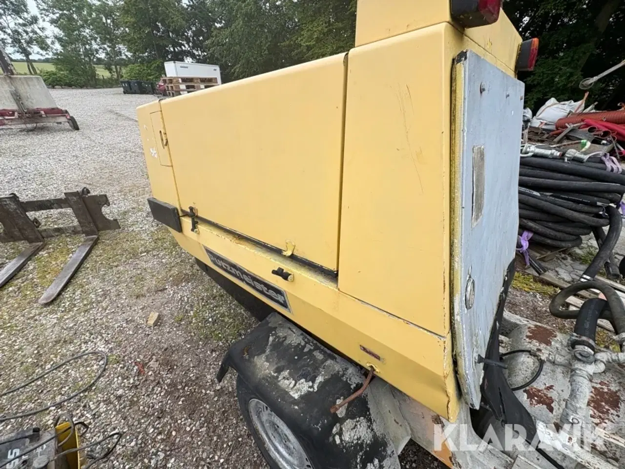 Billede 6 - Betonkanon med kompressor Putzmeister / Atlas Copco XAS 60