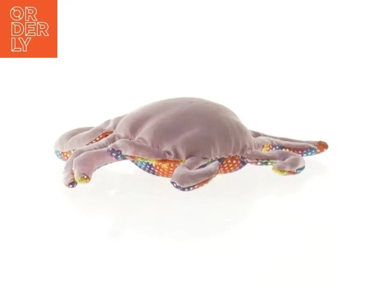 Billede 3 - Farverig blød stofkrabbe (str. 13 x 9 cm)