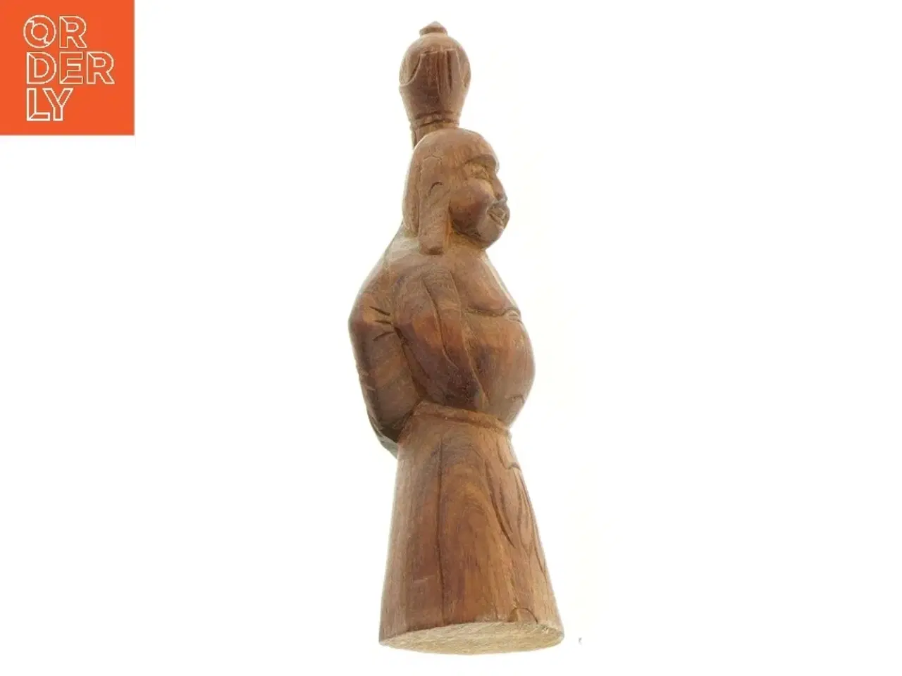 Billede 3 - Træskulptur med scepter (str. 20 cm)