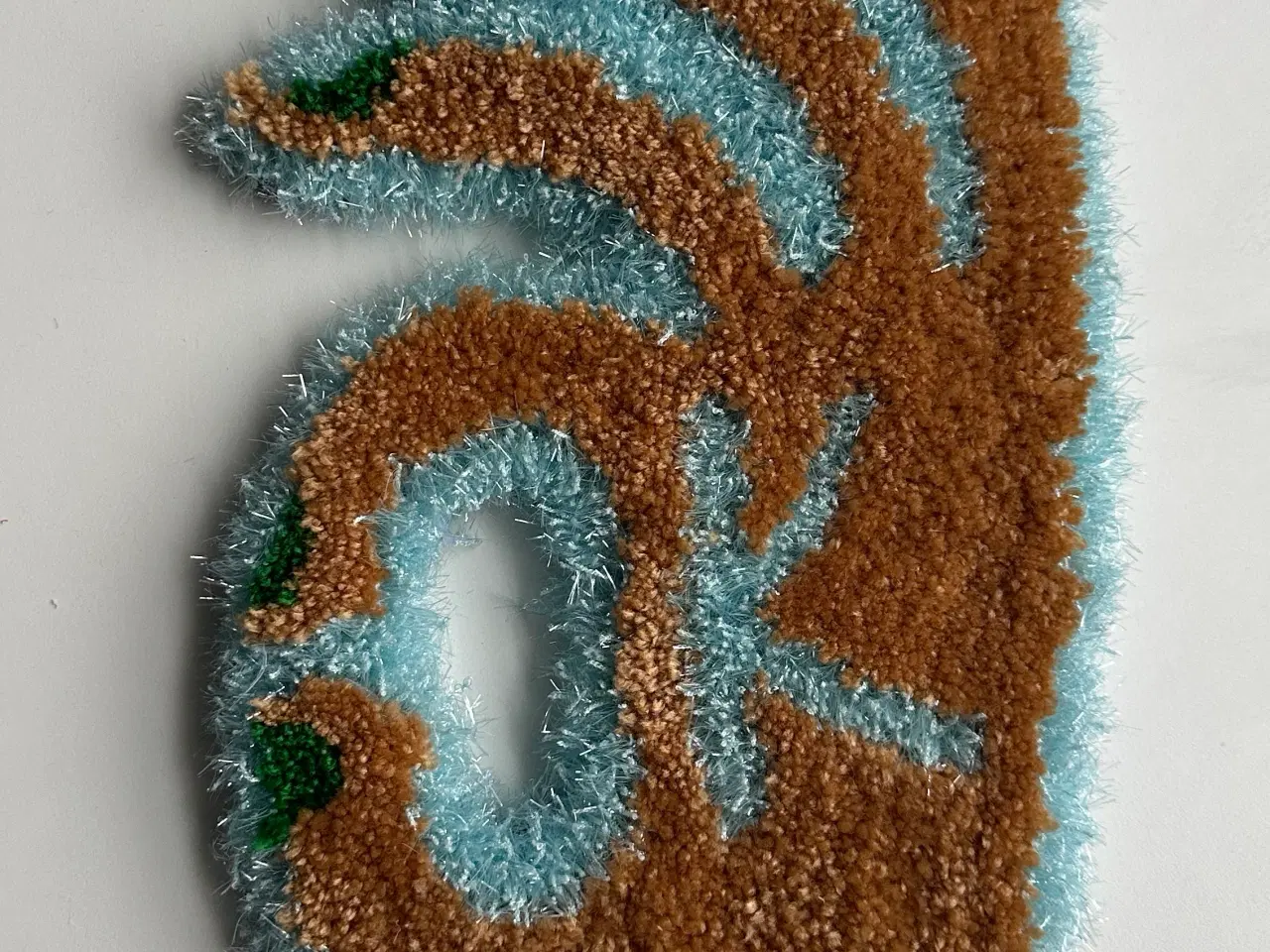 Billede 1 - Tuftet vægtæppe “ok”