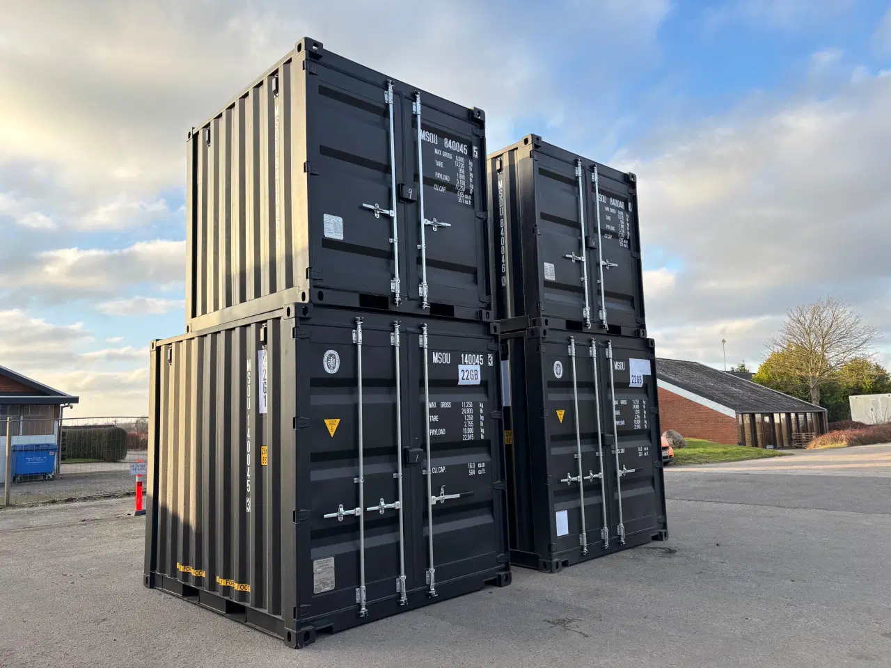 Billede 2 - Netop Ankommet 8 & 10 fods Container i flere farve