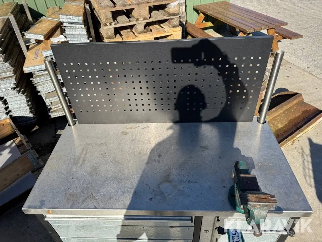 Billede 7 - Værksteds bord på hjul