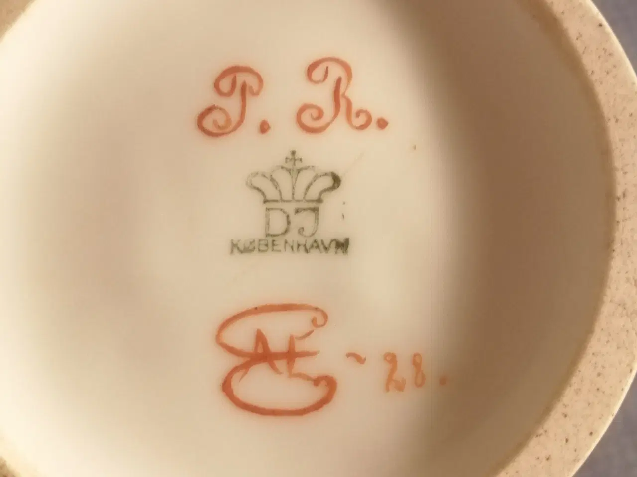 Billede 5 - Smuk Dahl Jensen Vase - Den Kgl Porcelænsfabrik