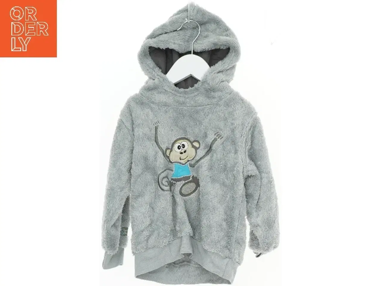 Billede 1 - Børne hættetrøje med abe motiv fra Friends (str. 98)
