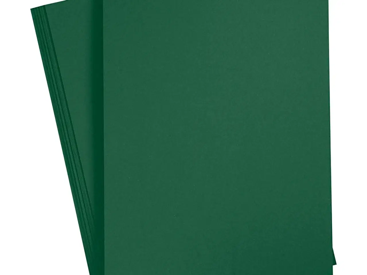Billede 1 - Mørk Grøn A4 Karton 180g - 20 Ark