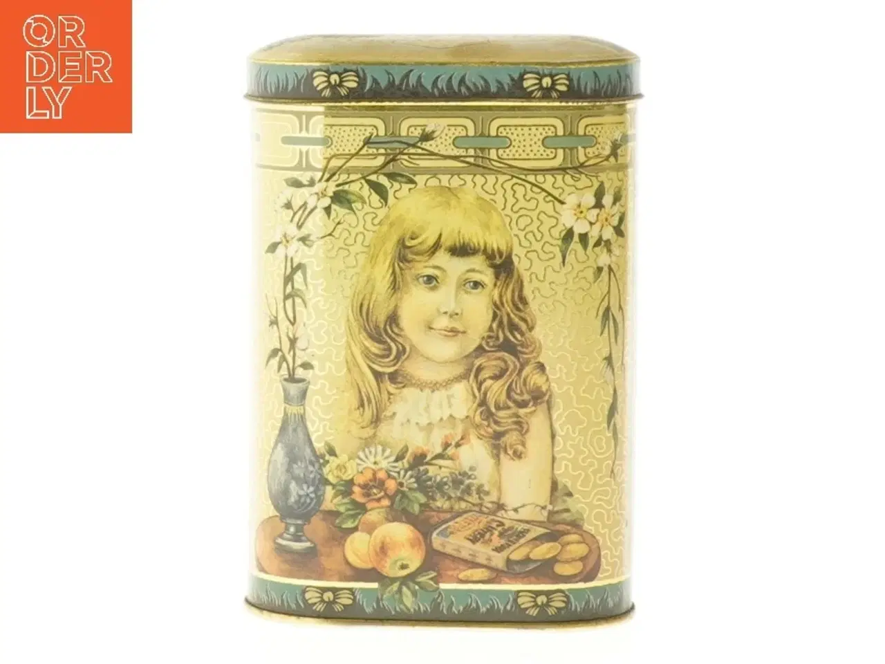 Billede 3 - Retro kagedåse til ingefærkager (str. 14x9,5 cm)