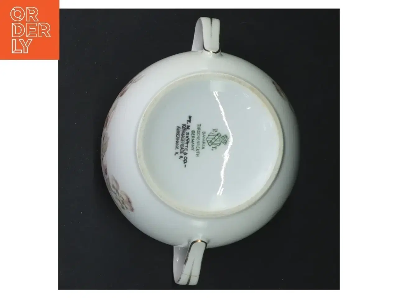 Billede 6 - Porcelæn sukkerskål og mælkekande fra Bavaria (str. ø 10 cm og ø 12 cm)