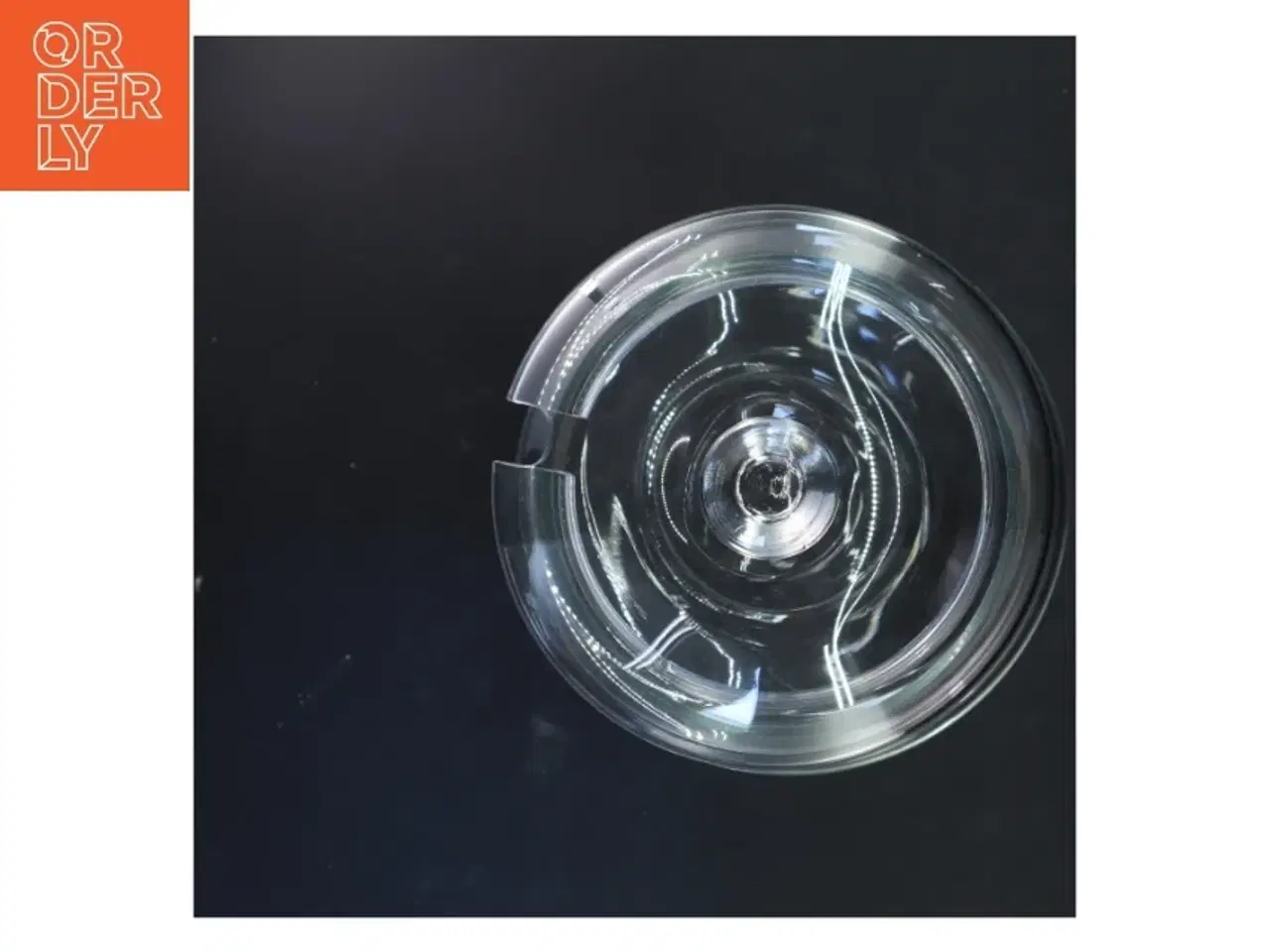 Billede 3 - Glasbeholder med låg (str. Ø, 24 cm x 20 cm)