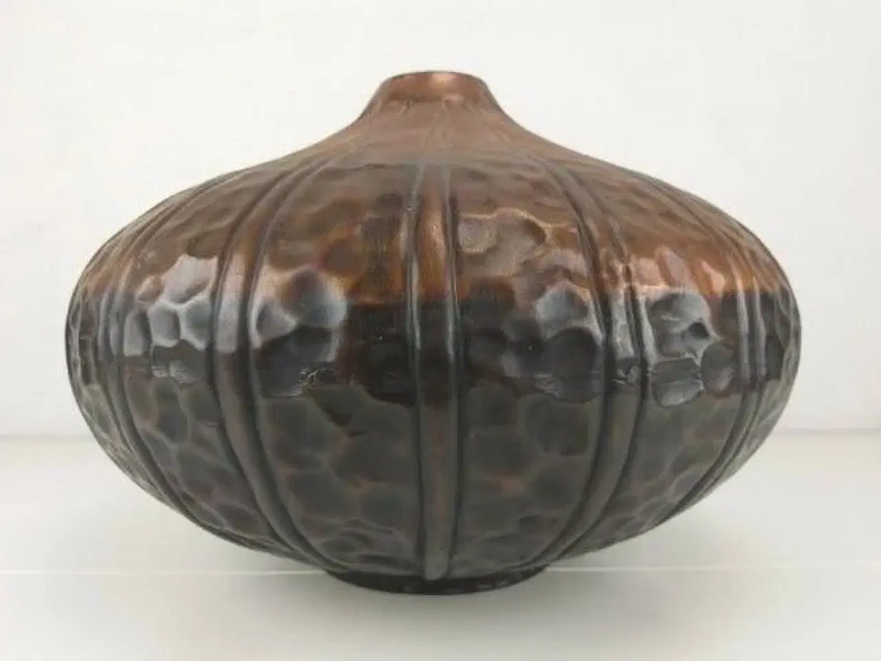 Billede 1 - Stor Boconcept vase i kobber