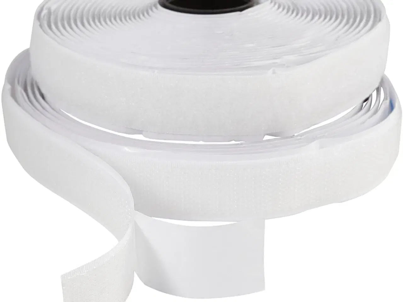 Billede 1 - Selvklæbende Burrebånd 20 mm x 5 m - Hvid