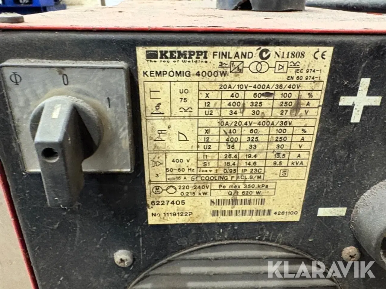 Billede 5 - Svejsemaskine Kemppi KempoMig 4000W