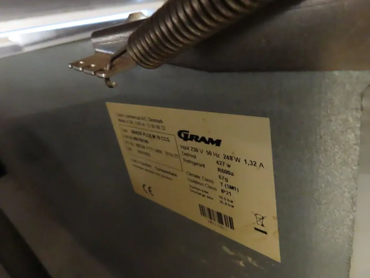 Billede 3 - Industrikøleskab, GRAM BAKER PLUS M 70 CCG