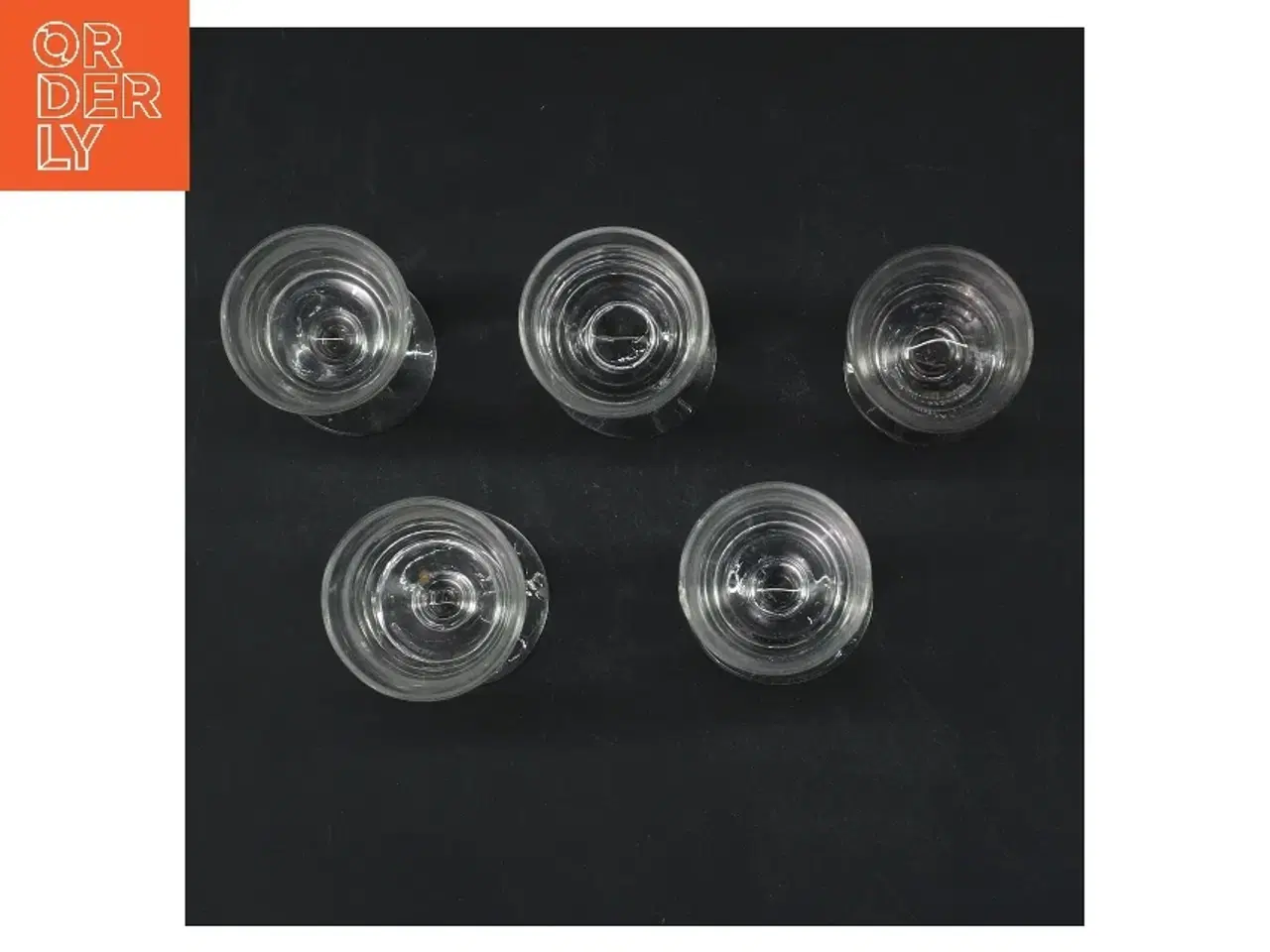 Billede 3 - Snapseglas sæt, 5 stk (str. 5 stk Ø 4 cm længde 8,5 cm)