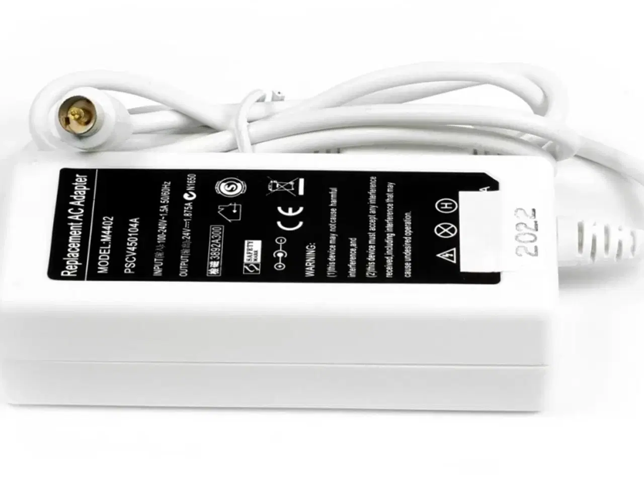 Billede 1 - Apple 45W 24V 1.875A strømforsyning med 7.7mm x 2.5mm round pin lille stik - Kompatibel