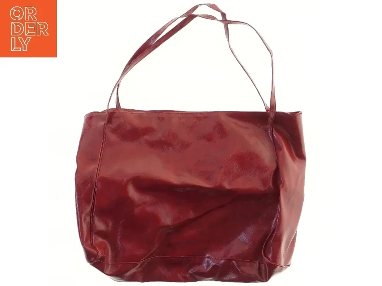 Billede 1 - Stor rød taske (str. 43x34,5 cm)