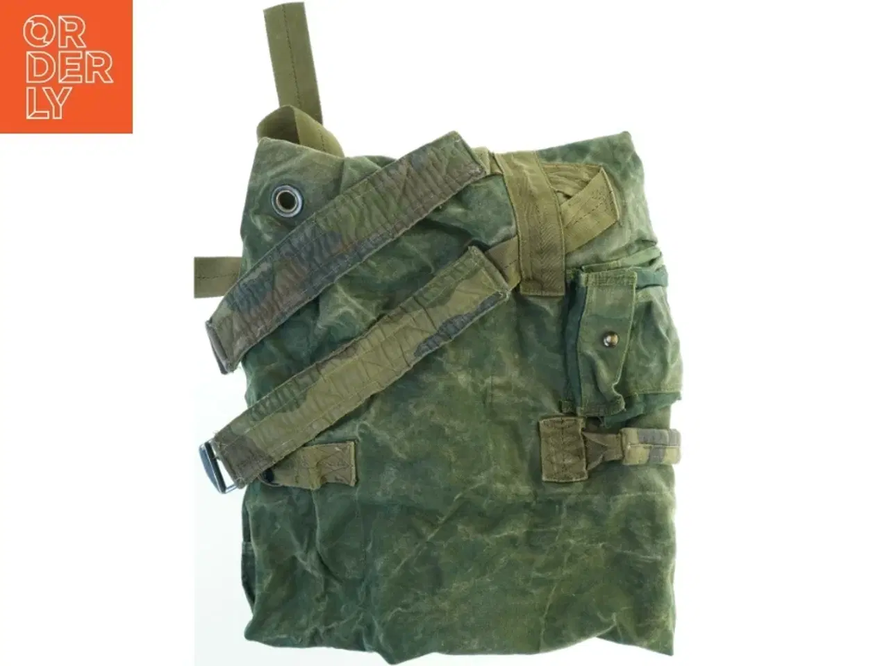 Billede 1 - Original US Army Canvas Duffle taske/rygsæk (str. 80 cm)