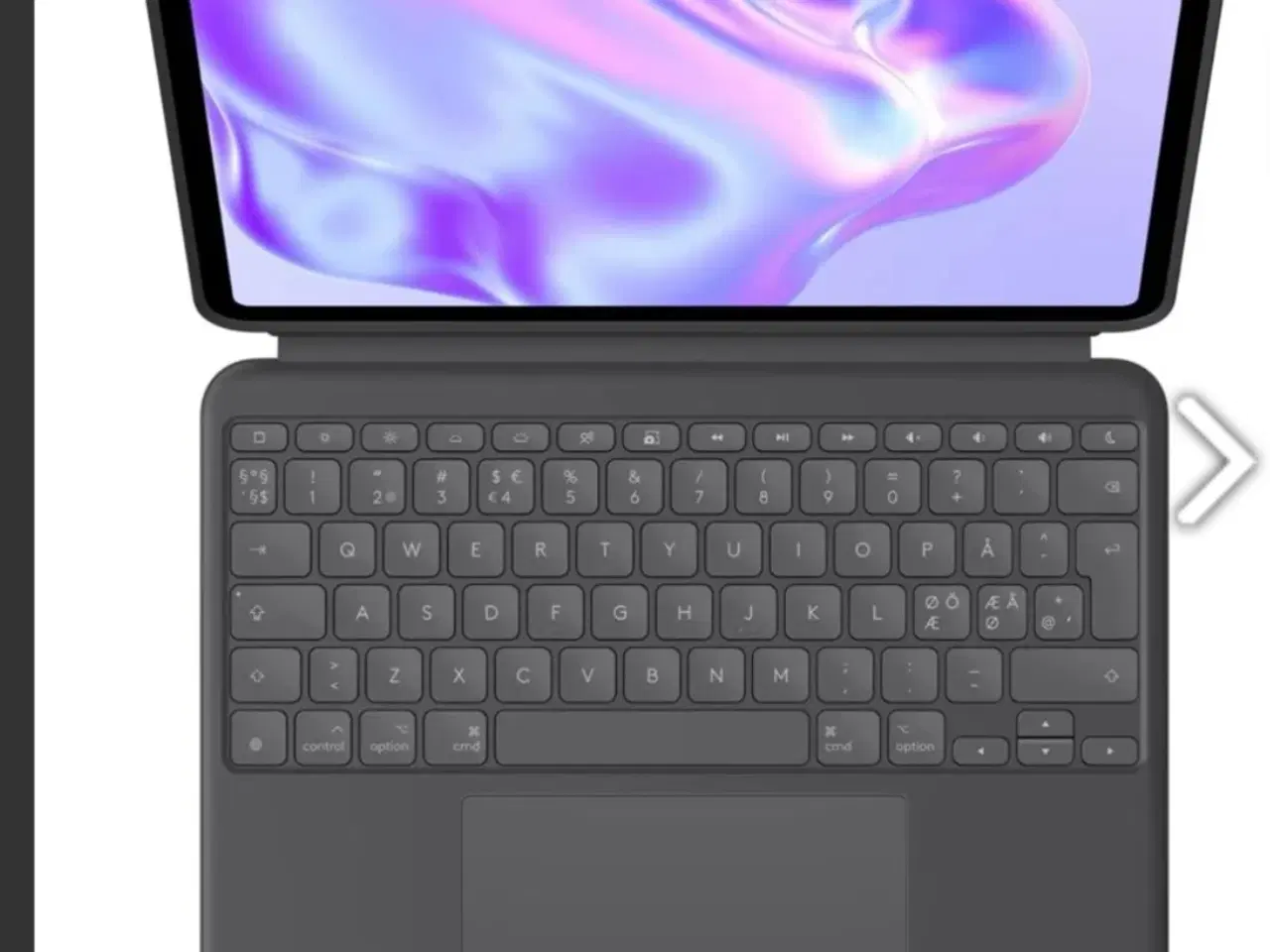 Billede 2 - Logitech Combo touch-tastatur etui til iPad Pro 13