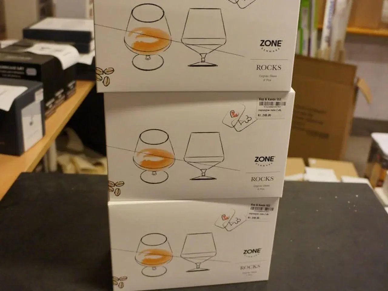 Billede 1 - 6 stk. Cognacglas ZONE